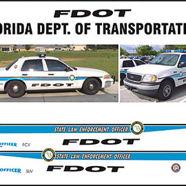 Florida Department of Transportation (FDOT) Decals