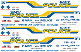 Gary, Indiana Police Decals