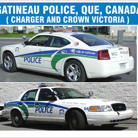 Gatineau, Quebec, Canada Police Decals