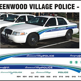 Greenwood Village, Colorado Police Decals