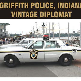 Griffith, Indiana Police Decals (Dodge Diplomat)