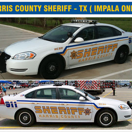 Harris County, Texas Sheriff Decals (Chevrolet Impala)