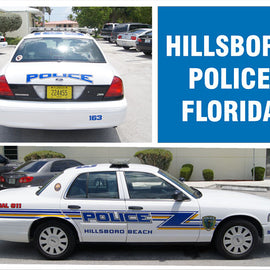 Hillsboro Beach, Florida Police Decals