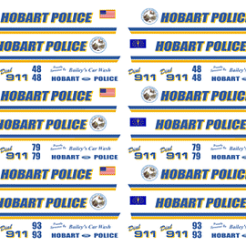 Hobart, Indiana Police Decals