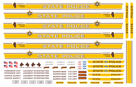 Illinois State Police Decals