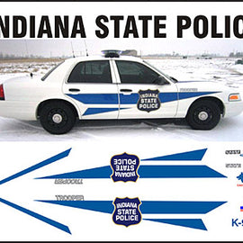 Indiana State Police Decals (old graphics)