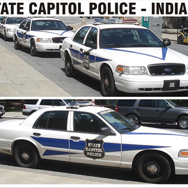 Indiana State Capitol Police Decals