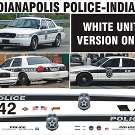 Indianapolis, Indiana Police Decals (old graphics)