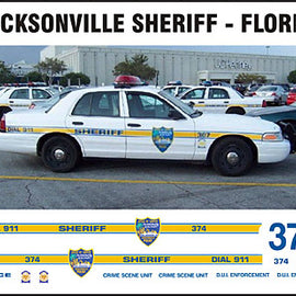 Jacksonville, Florida Sheriff Decals