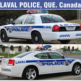 Laval, Quebec, Canada Police Decals