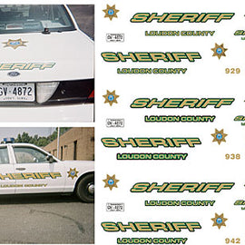 Loudon County, Tennessee Sheriff Decals