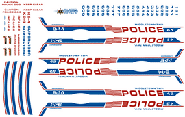 Middletown Township, New Jersey Police Decals