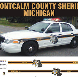 Montcalm County, Michigan Sheriff Decals