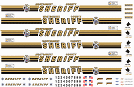 Montgomery County, Maryland Sheriff Decals