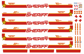 New York City Sheriff Decals (old graphics)