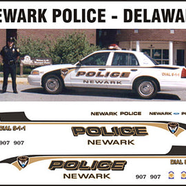 Newark, Delaware Police Decals