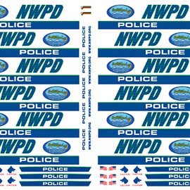 North Wildwood, New Jersey Police Decals