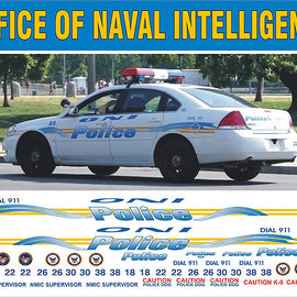 United States Office of Naval Intelligence Police Decals