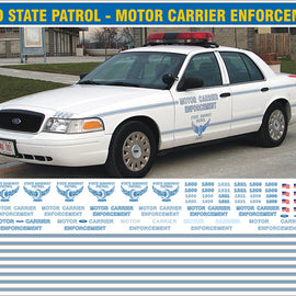 Ohio State Highway Patrol Motor Carrier Enforcement Decals