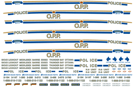 Ontario Provincial Police (O.P.P.) Decals