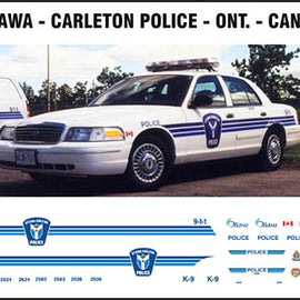 Ottawa-Carleton, Ontario Police Decals