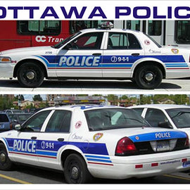 Ottawa, Ontario, Canada Police Decals