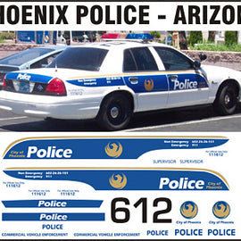 Phoenix, Arizona Police Decals