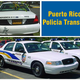 Puerto Rico Policia Transito Decals