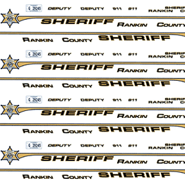 Rankin County, Mississippi Sheriff Decals