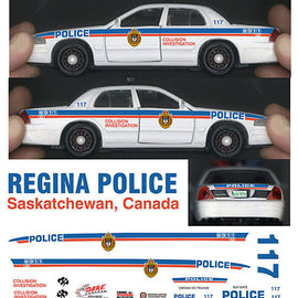 Regina, Saskatchewan, Canada Police Decals