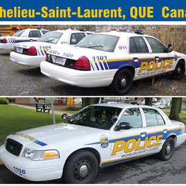 Richelieu-Saint Laurent, Quebec, Canada Police Decals