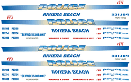 Riviera Beach, Florida Police Decals