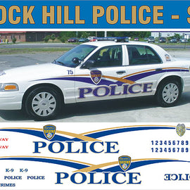 Rock Hill, South Carolina Police Decals