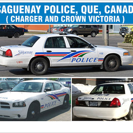 Saguenay, Quebec, Canada Police Decals