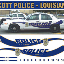 Scott, Louisiana Police Decals