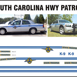 South Carolina Highway Patrol Decals