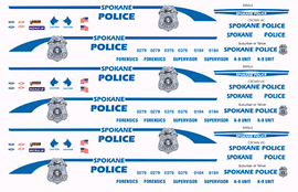 Spokane, Washington Police Decals