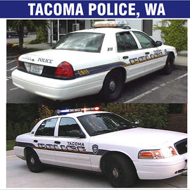 Tacoma, Washington Police Decals