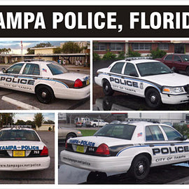 Tampa, Florida Police Decals