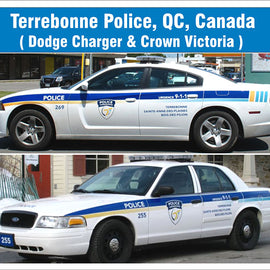 Terrebonne, Quebec, Canada Police Decals