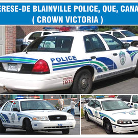 Therese de Blainville, Quebec, Canada Police Decals