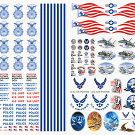 United States Air Force Security Police Decals