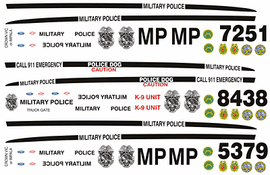 United States Military Police Decals