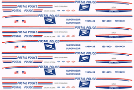 United States Postal Service Police Decals