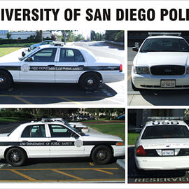 University of San Diego Department of Public Safety Decals