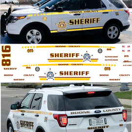 Boone County, Kentucky Sheriff Decals (Ford Utility)