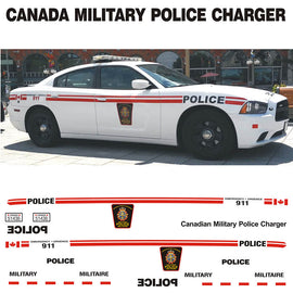 Canadian Armed Forces Military Police Decals (Dodge Charger)
