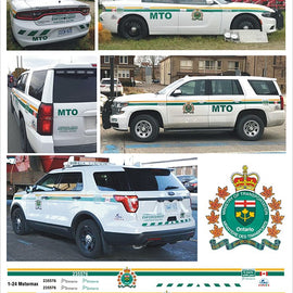 Ontario Ministry of Transportation Decals (Various Vehicles)