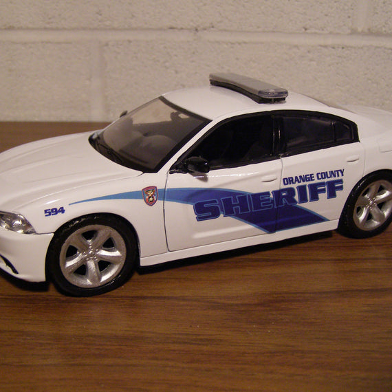 Custom 1/24th scale Orange County, Texas Sheriff Dodge Charger model