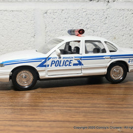 1/43rd scale Branson, Missouri Police older Ford Crown Victoria LOOSE